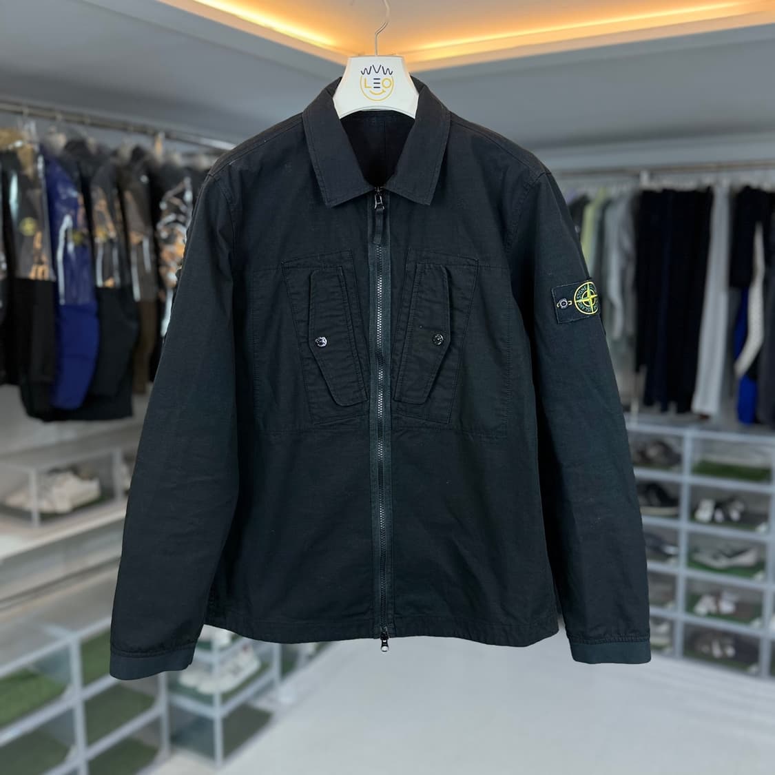 [리오브] 스톤아일랜드 헤비 듀티 립스탑 가먼트 다이드 오버셔츠 상품이미지1