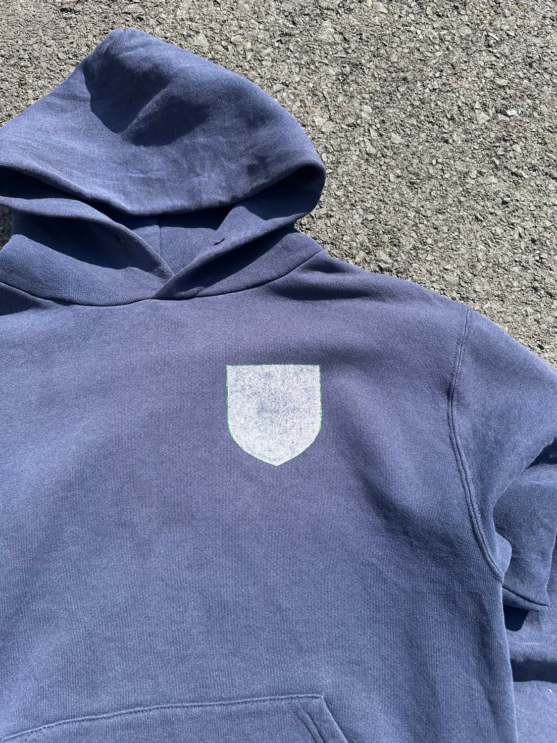 90’s Russell Athletic navy hoodsweat 상품이미지6
