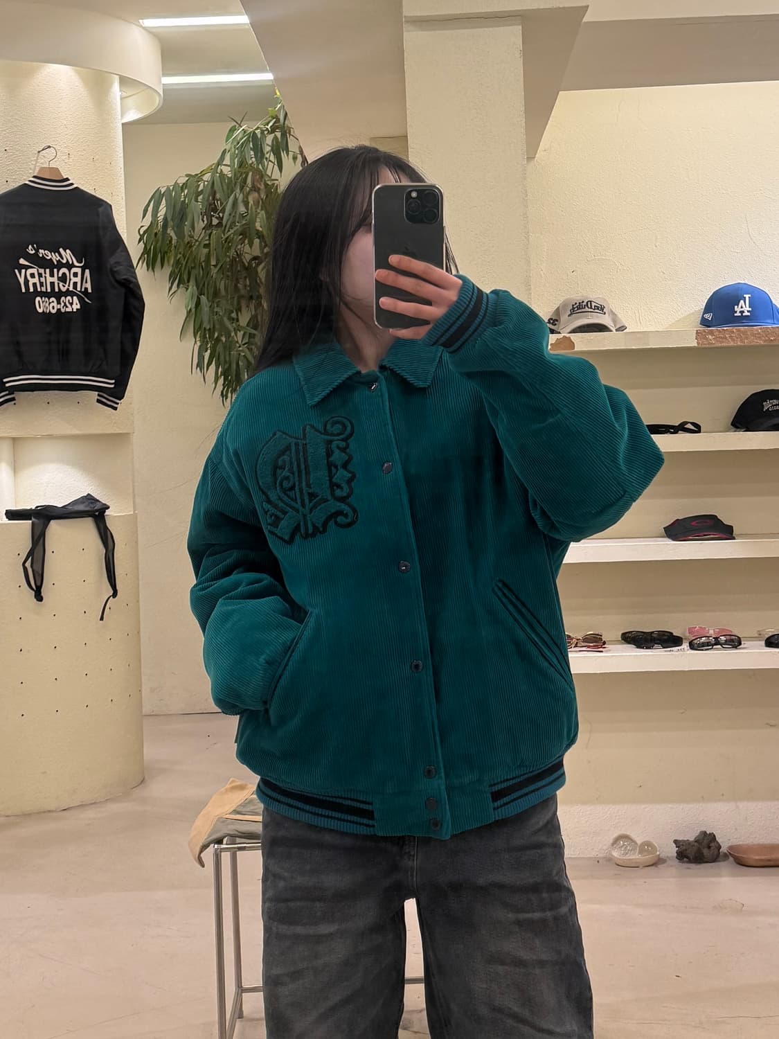 디스이즈네버댓 고딕 로고 코듀로이 자켓 U469 상품이미지1