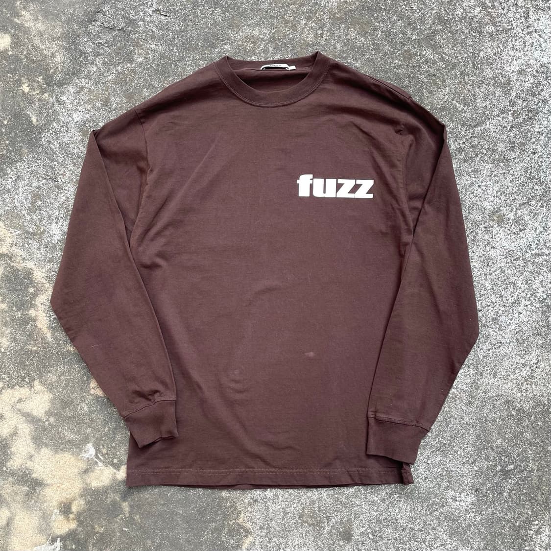 퍼즈 fuzz 브라운 롱슬리브 상품이미지2