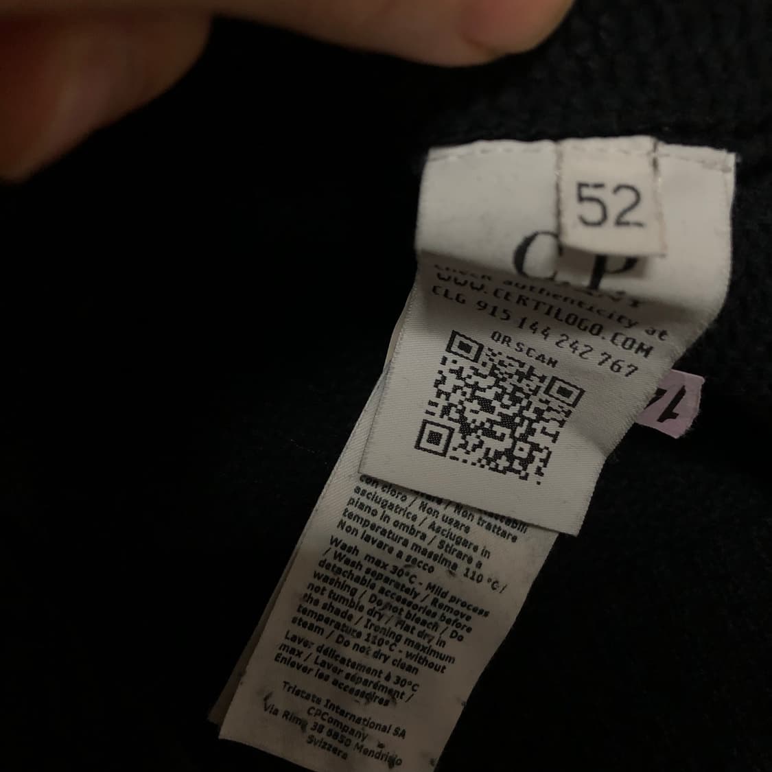 CP컴퍼니 블랙 니트 씨피컴퍼니 스웨터 cpcompany 상품이미지5