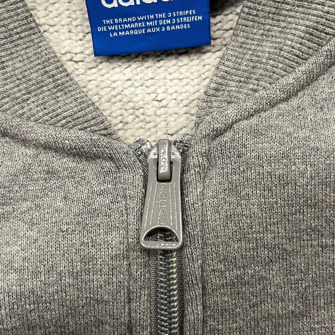 아디다스 니고베어 그레이 코튼 져지 면 집업 90 상품이미지7