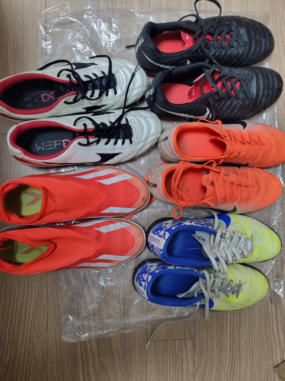 축구화 풋살화 255 일괄 상품이미지1