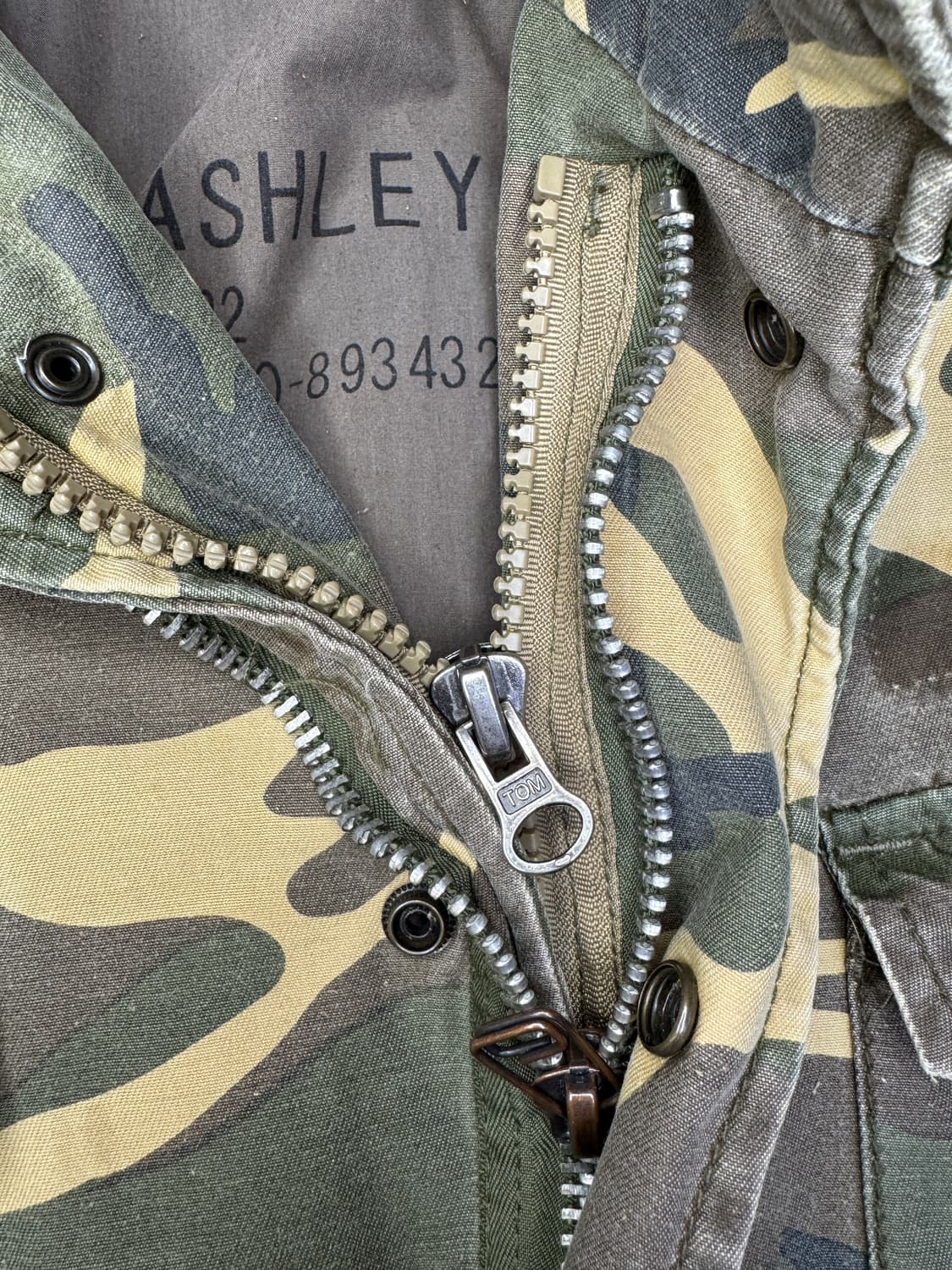빈티지 TOM&ASHLEY M65 필드자켓 M 상품이미지4