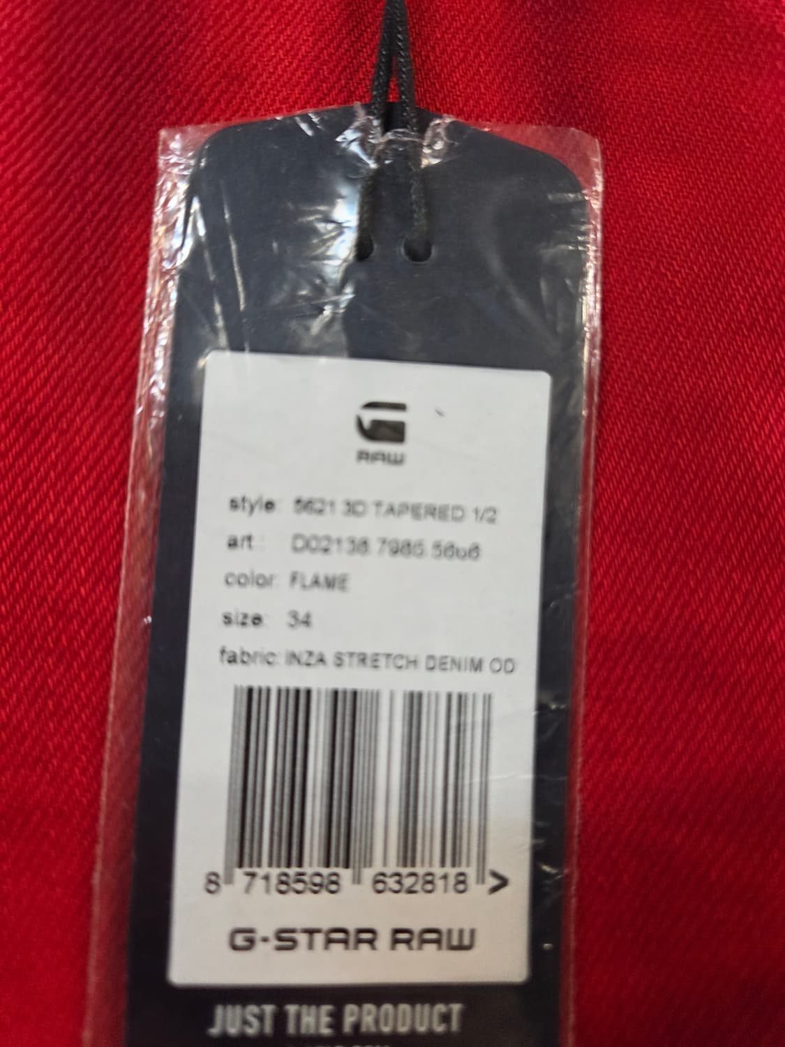 G-Star RAW 레드 반바지(34) 상품이미지6