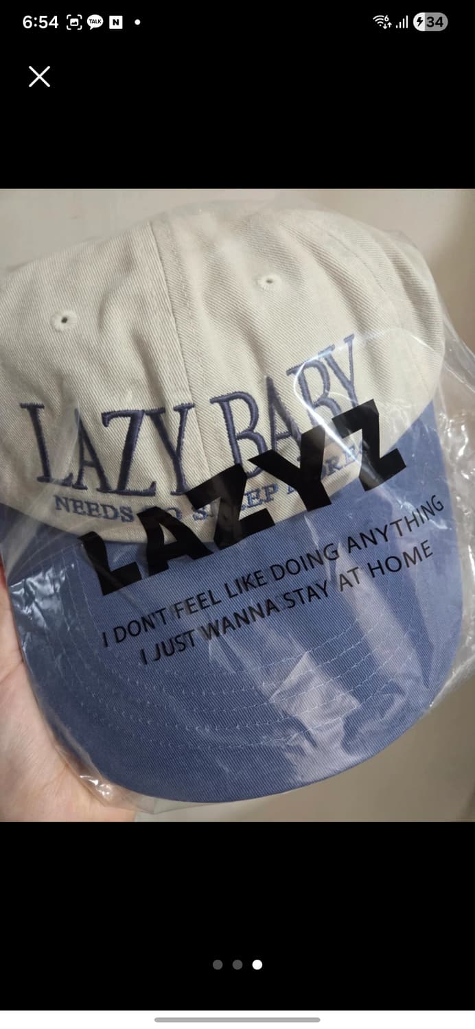 레이지지 볼캡 블루 새상품 상품이미지2