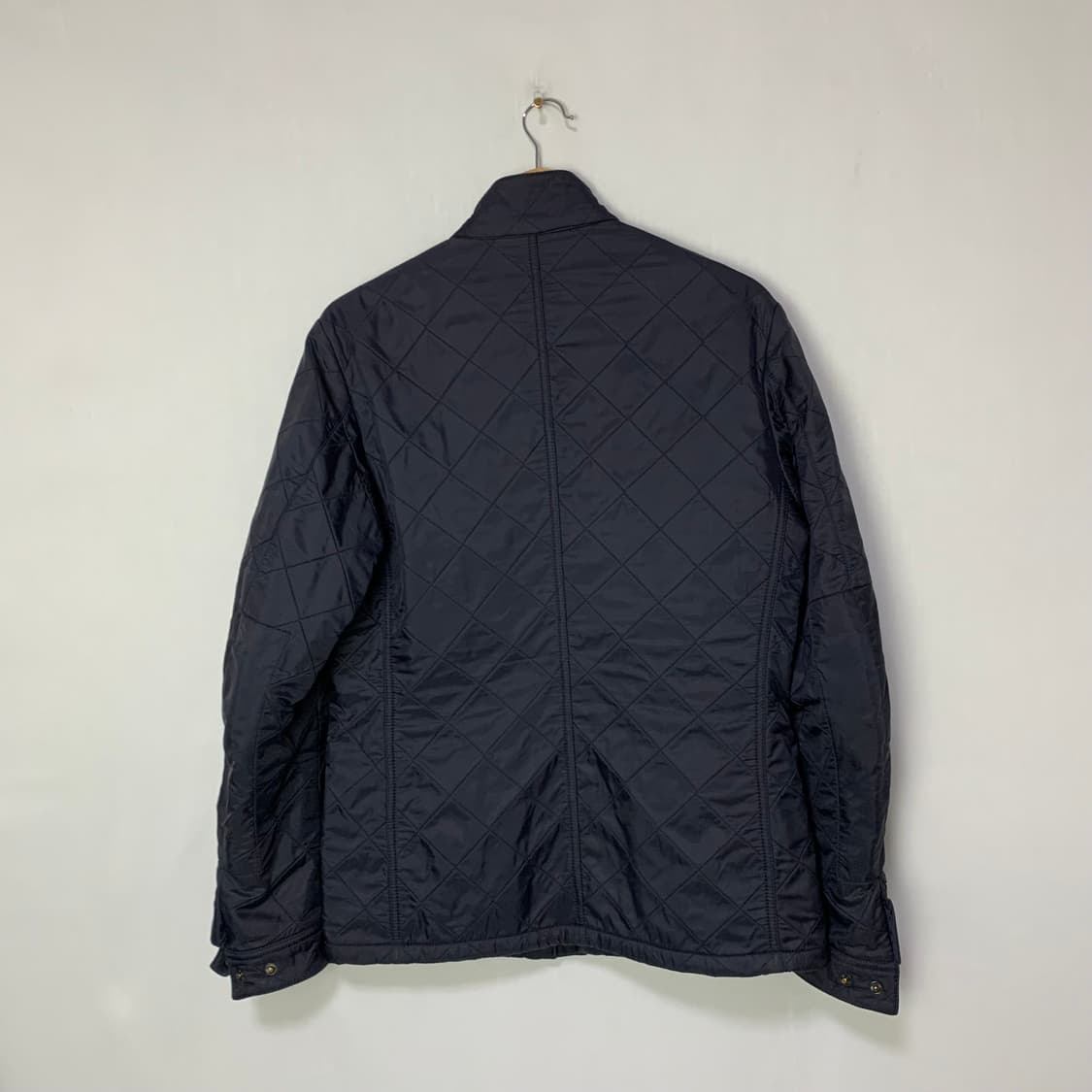 바버 퀼팅 자켓 네이비 빈티지 M 남성 점퍼 상품이미지3
