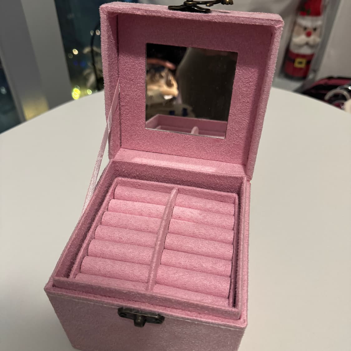 여성 보석함 악세사리 핑크 상품이미지4