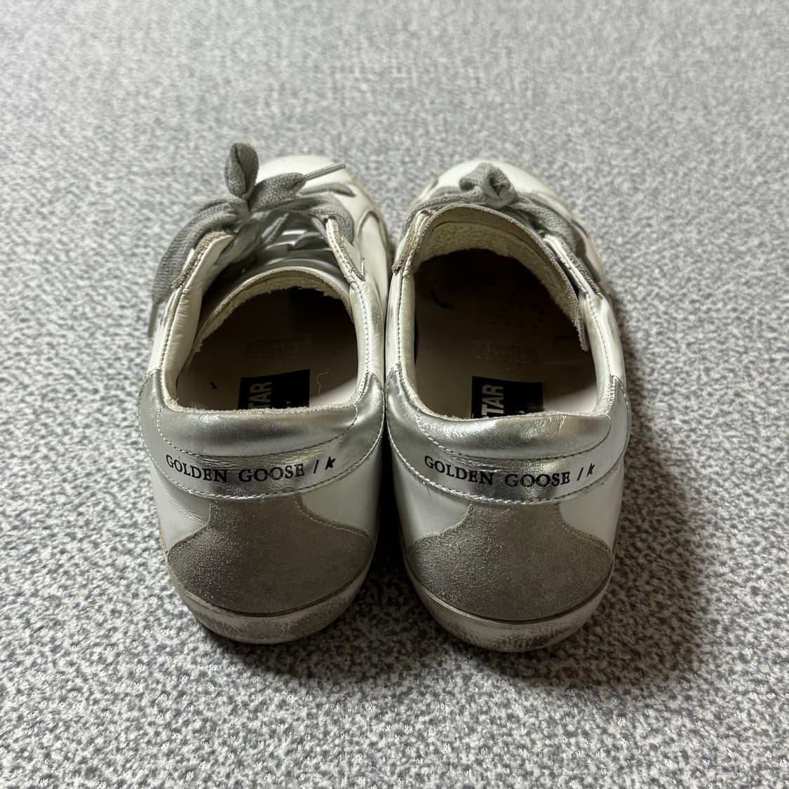 [정가 50만원] 골든구스 슈퍼스타 화이트 실버탭 39 상품이미지4