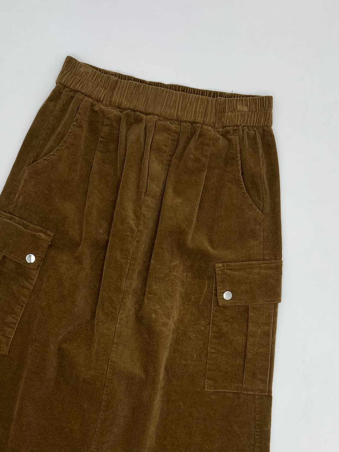 코듀로이 카고 롱 스커트 상품이미지2