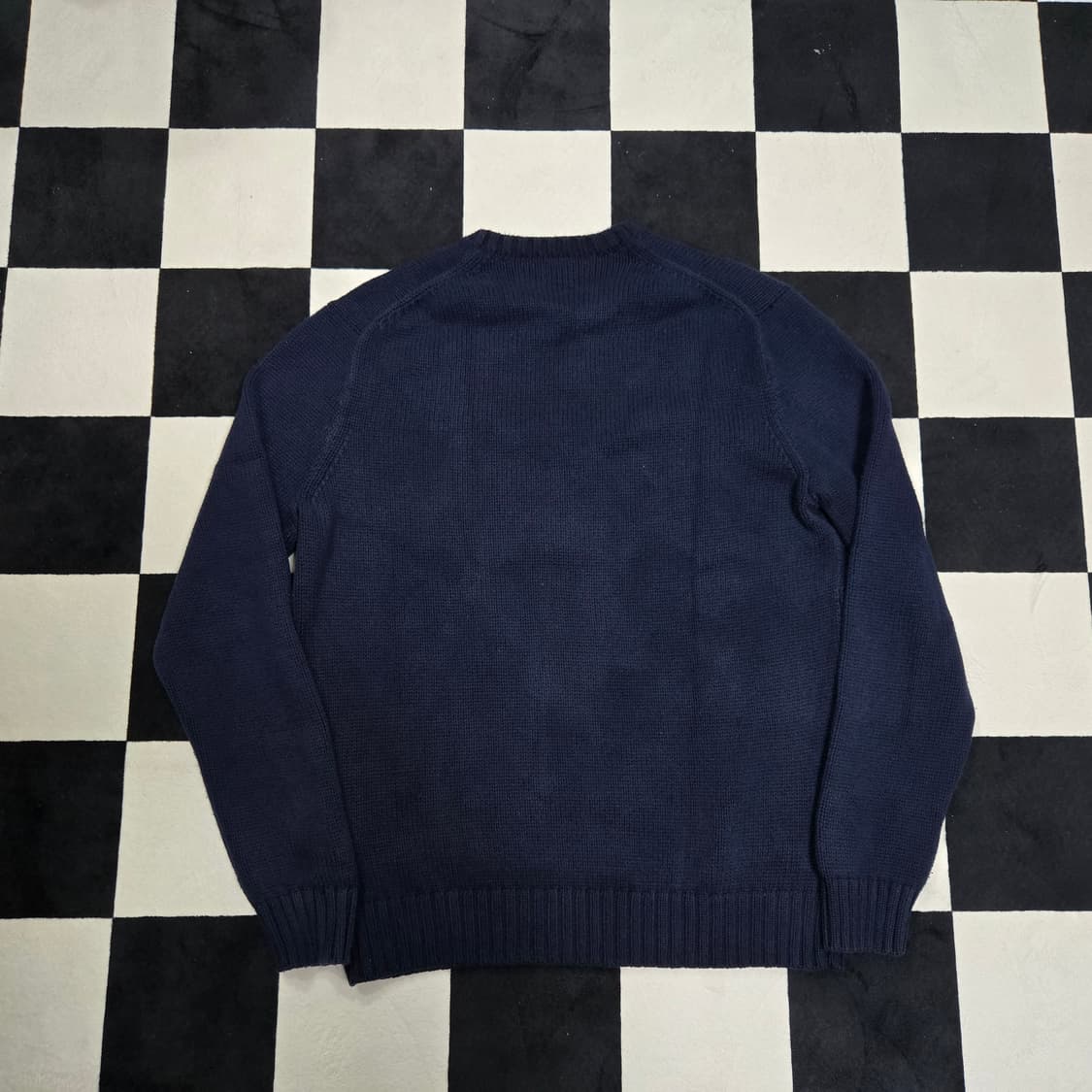 M 폴로랄프로렌 스펠아웃 니트 네이비 변요한니트 상품이미지5