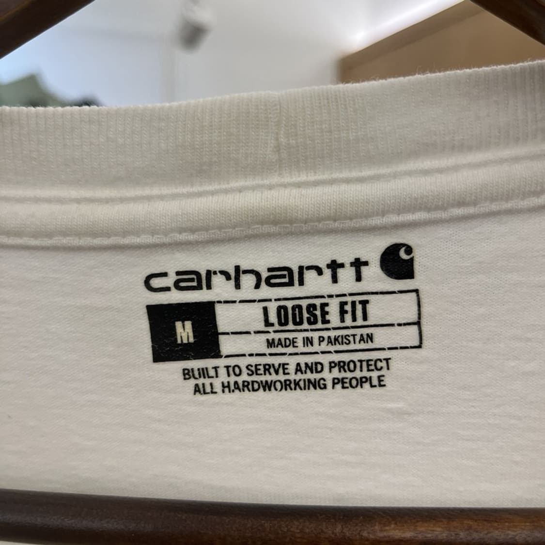 칼하트 빈티지 캐주얼 포켓 오버핏 워크 반팔티 M C10895 상품이미지5