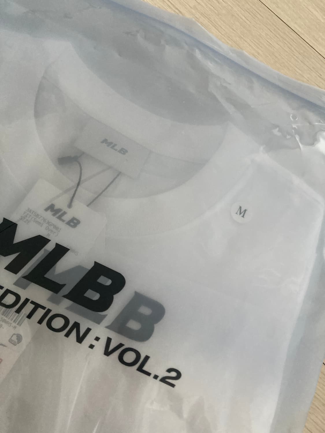 카리나 mlb 세미오버핏 반팔 티셔츠 화이트 m 상품이미지3