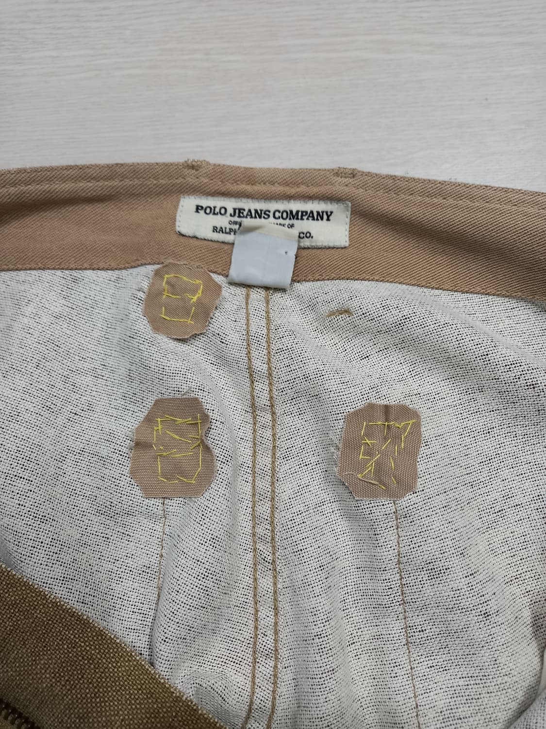 32 POLO RALPH LAUREN 린넨55% 치노 진노랑 32-247 상품이미지10