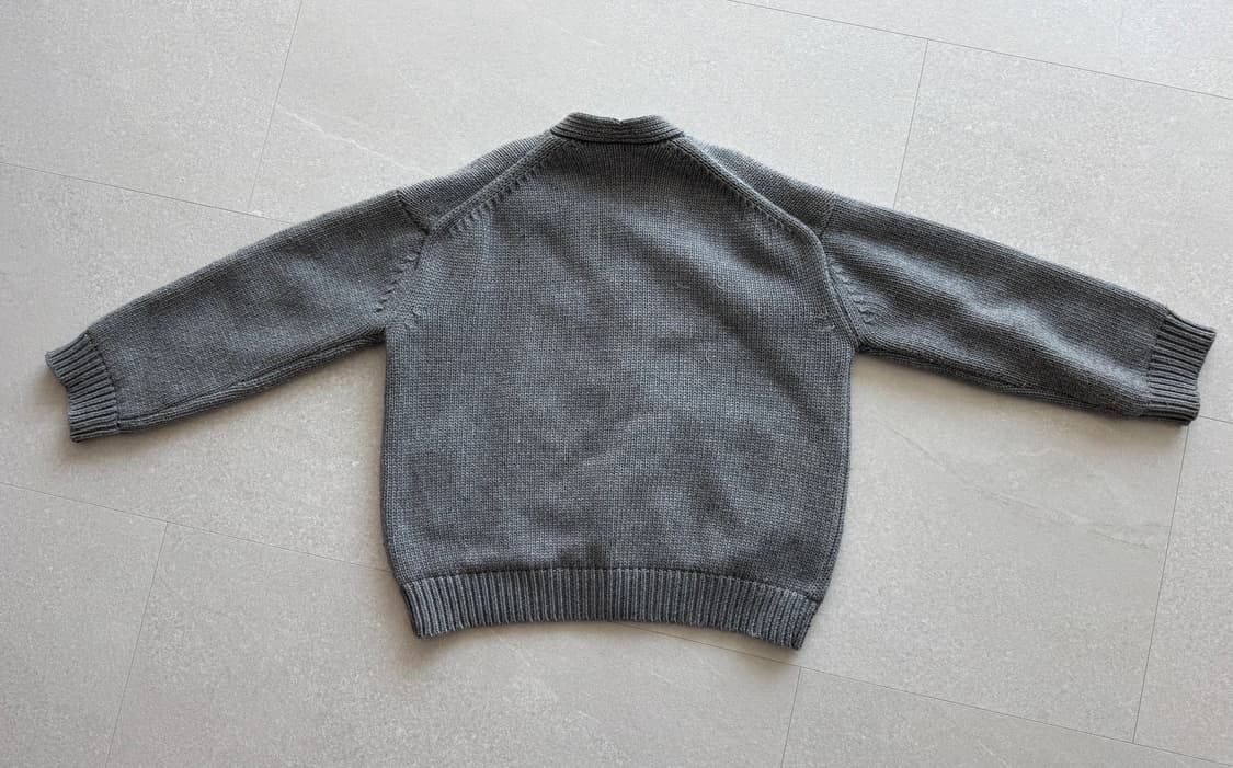 비긴202 헤비 울 가디건 그레이 2 상품이미지2