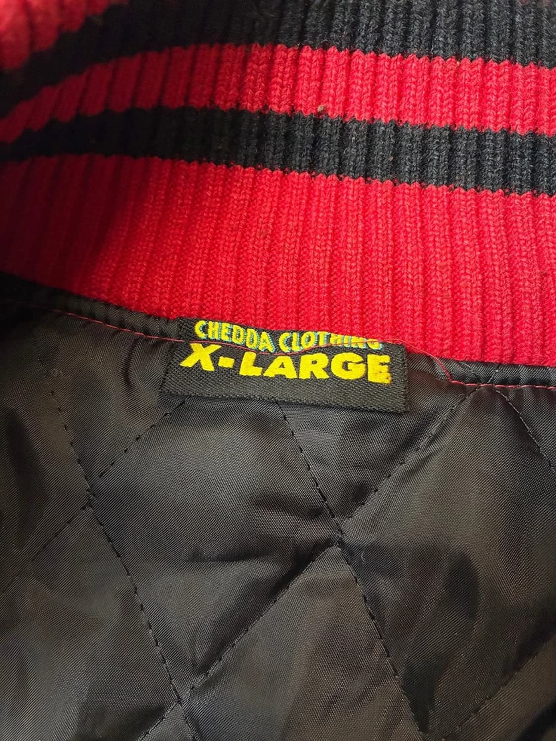 CHEDDA CLOTHING 00's 가죽 울 바시티 자켓 PN5545 상품이미지10