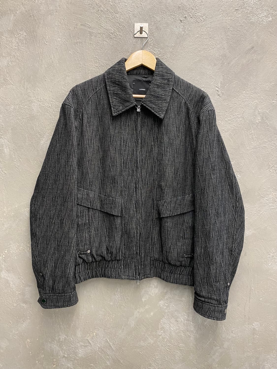 [L-XL] ILCORSO 일꼬르소 투웨이 집업 블루종 자켓 상품이미지1