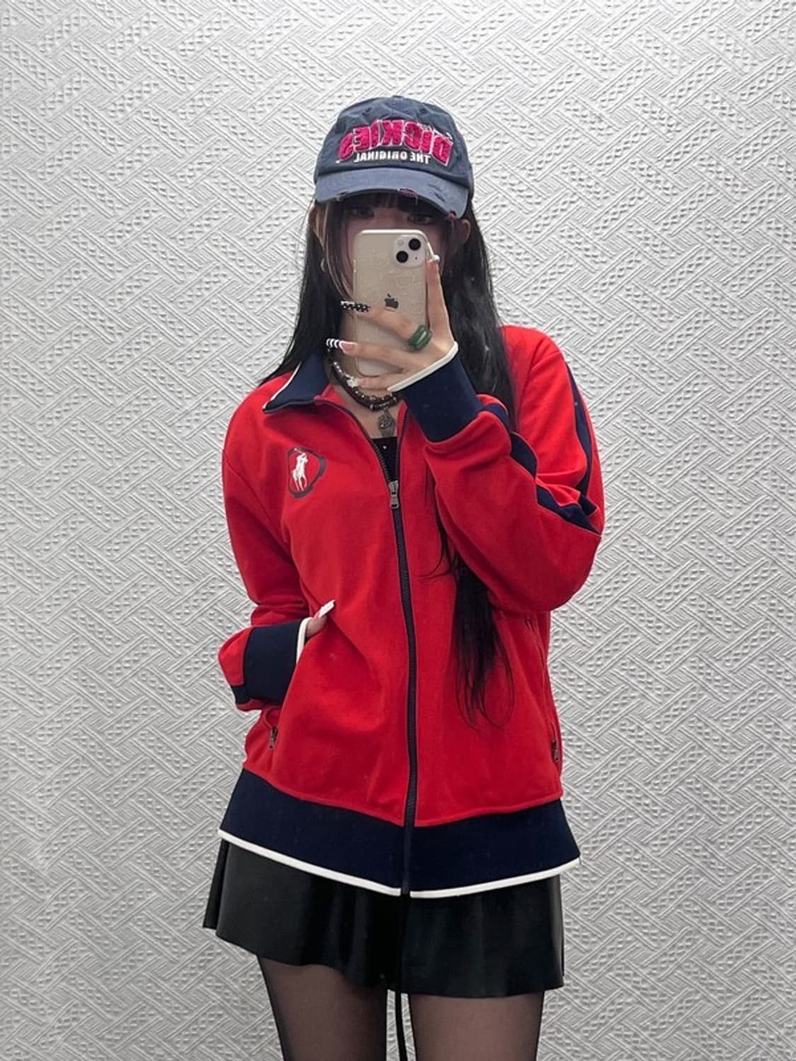 디키즈 올드스쿨 레트로 키치 핑크로고 볼캡 C10203 상품이미지2