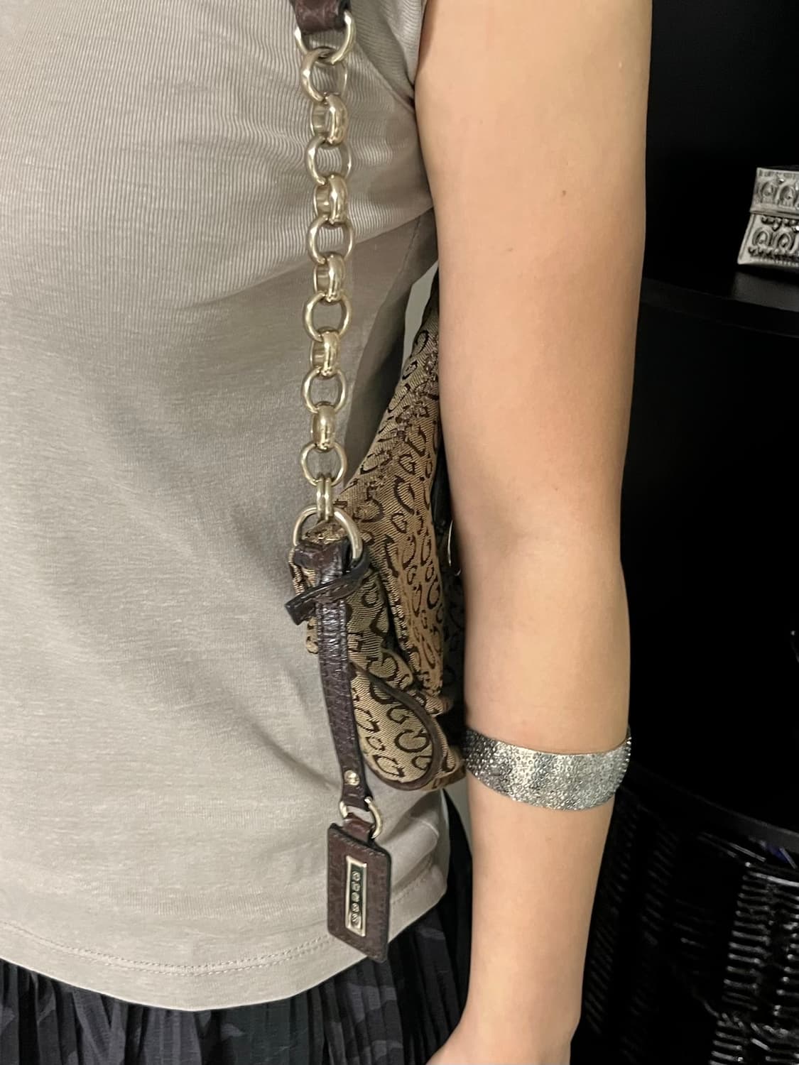 GUESS 게스 Vintage Brown Sho 상품이미지3