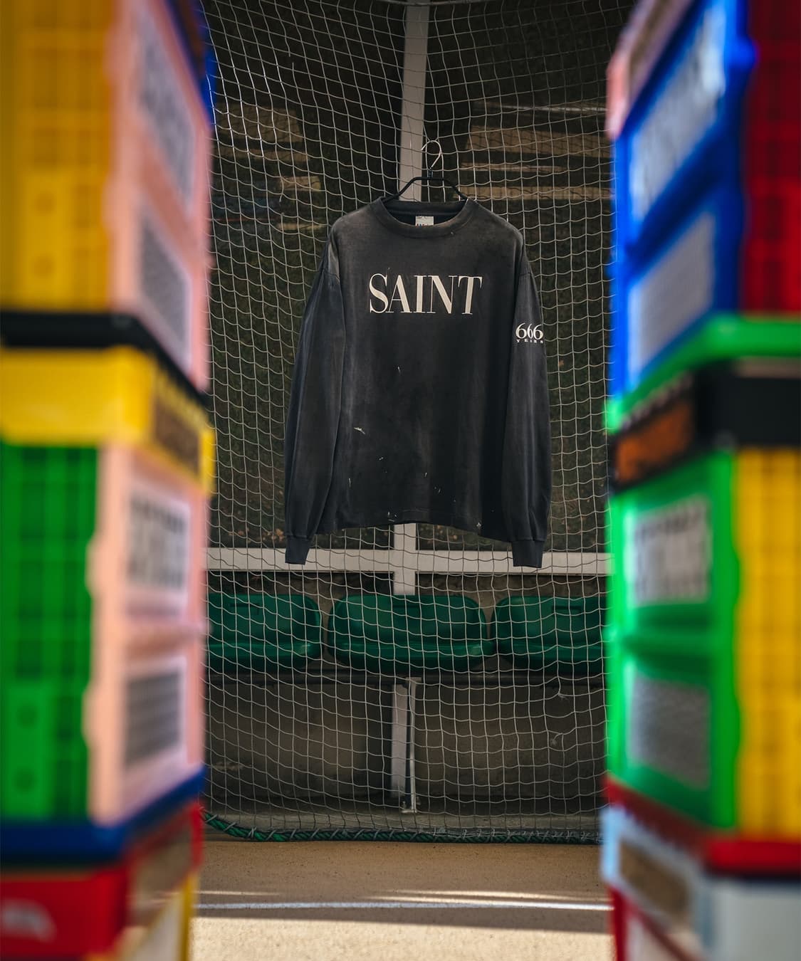 [새상품/L] 세인트미카엘 666 롱슬리브 긴팔티셔츠 블랙 상품이미지3
