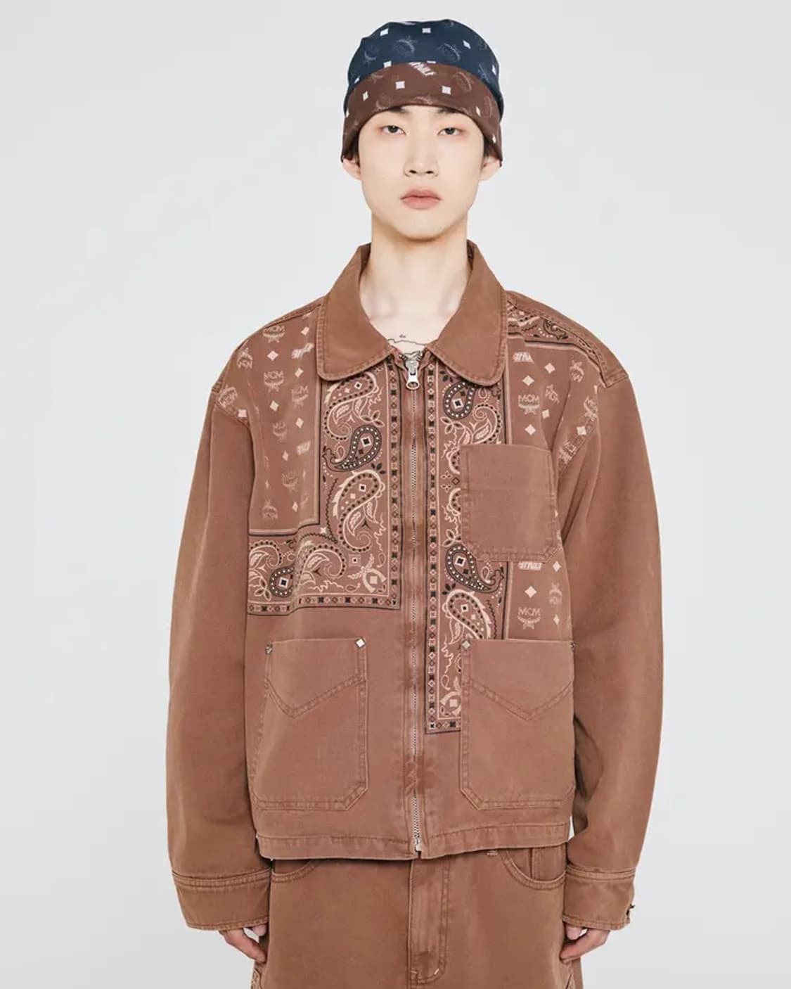 MCM X KASINA COTTON OXFORD WORK JACKET L 상품이미지2