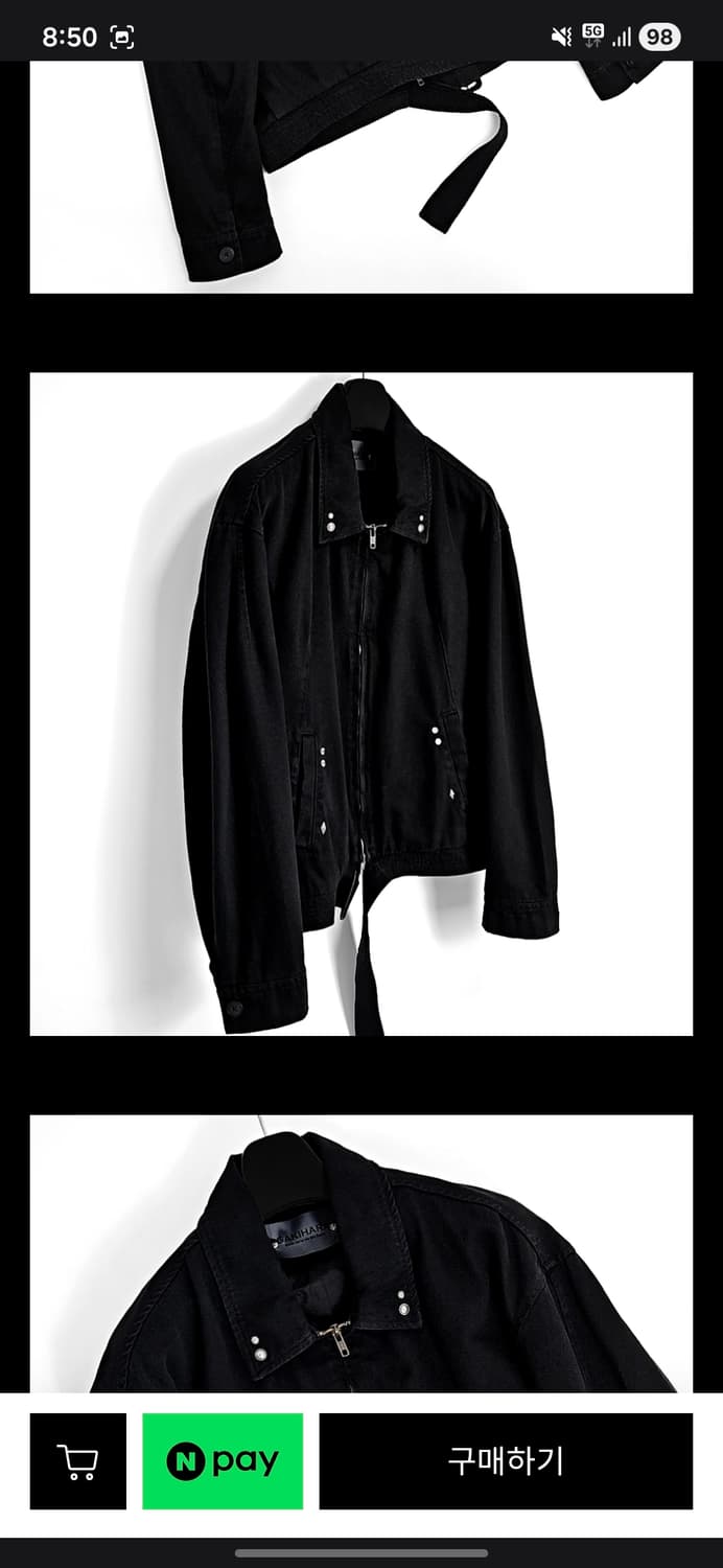 가키하라 Julian western rivet belt jacket 상품이미지2