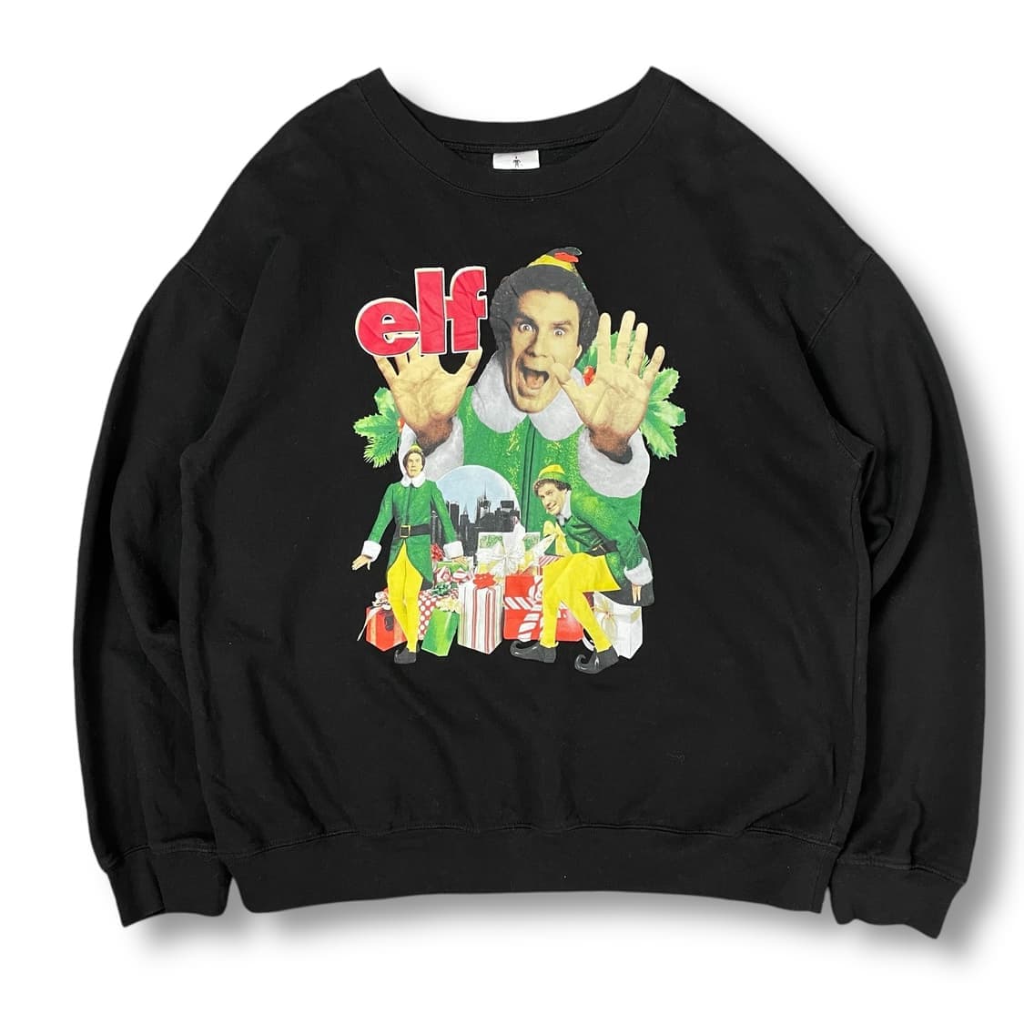 elf 크리스마스 프린팅 기모 맨투맨 스웻셔츠 XL 상품이미지1