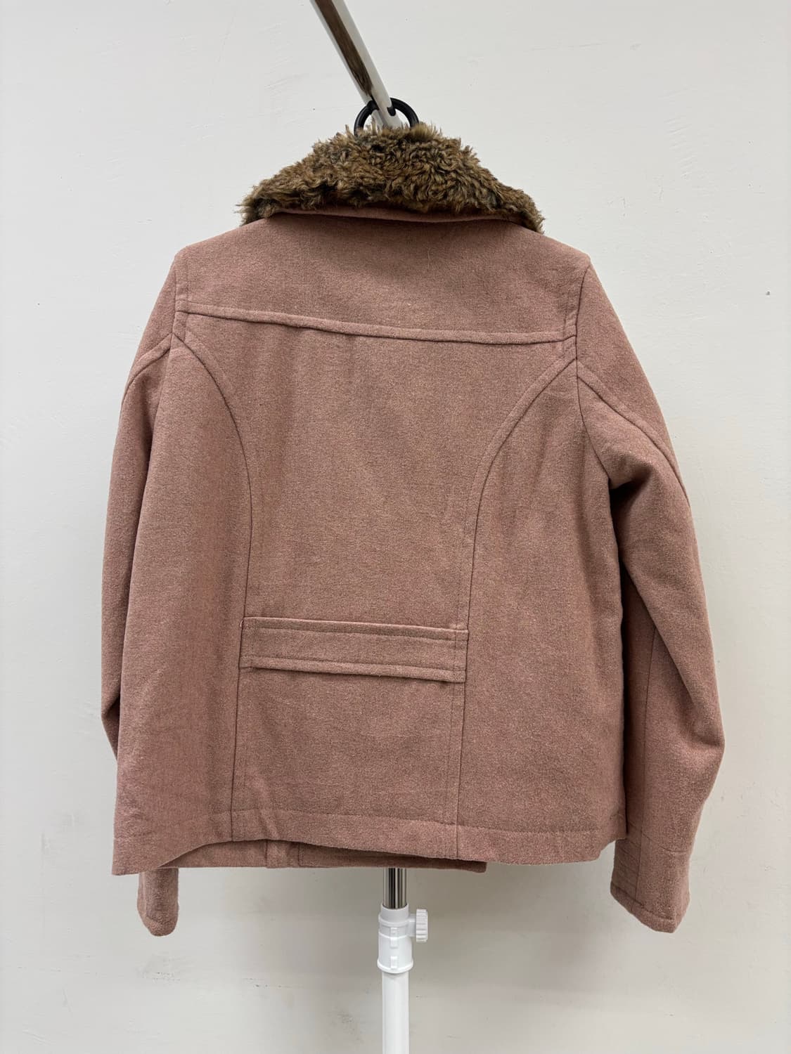 빈티지 핑크 하프 코트 상품이미지9