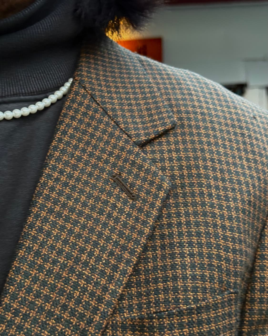 90‘s 로렌스 체크 울 자켓 103-105 상품이미지9