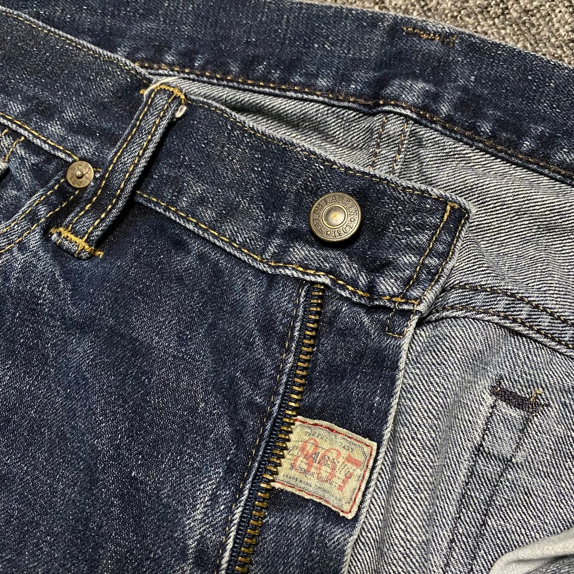 🌊 "진청" polo 867 denim jeans 상품이미지7