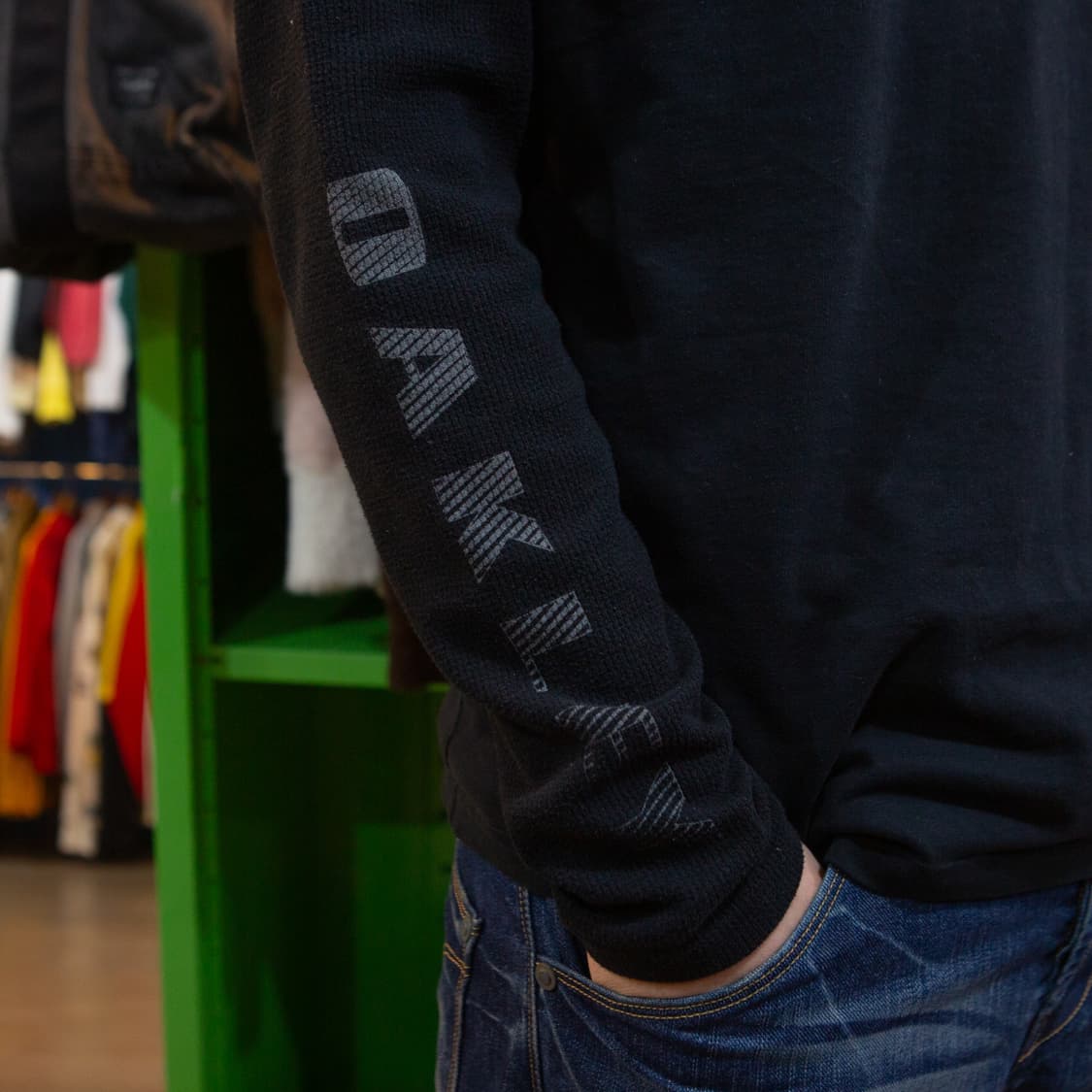 오클리 와플 롱 슬리브 그린 상품이미지2