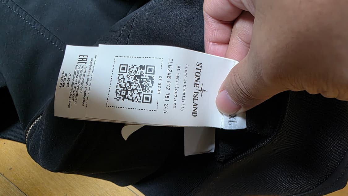 [xl,새상품급]스톤아일랜드 소프트쉘 블랙 상품이미지5