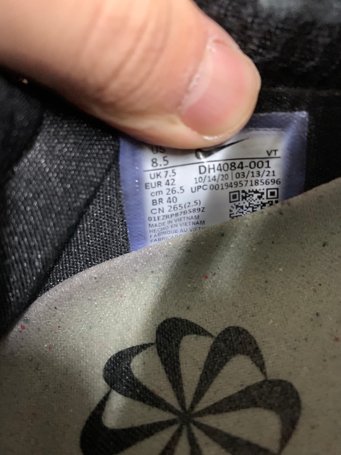 나이키 에어 베이퍼맥스 2021 플라이니트 블랙 265 상품이미지5