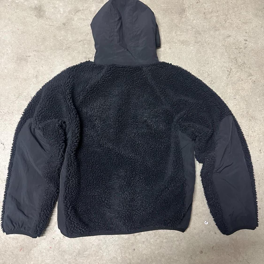 스투시 쉐르파 패널드 후드 자켓 블랙 상품이미지5