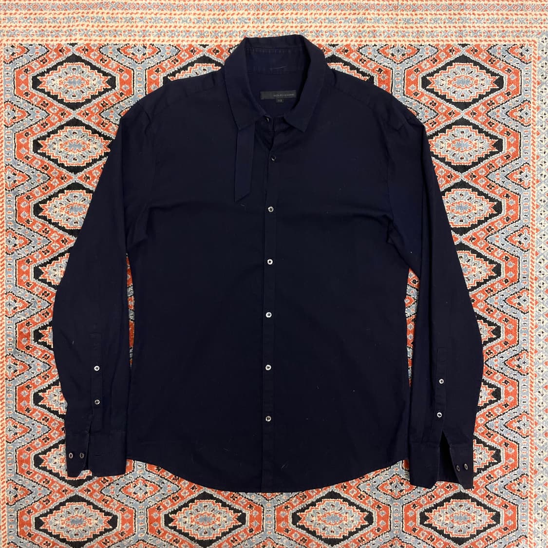 솔리드옴므 네이비 셔츠 남성110 상품이미지1