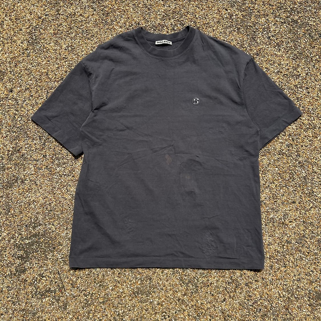 인사일런스 워싱 반팔티 상품이미지1