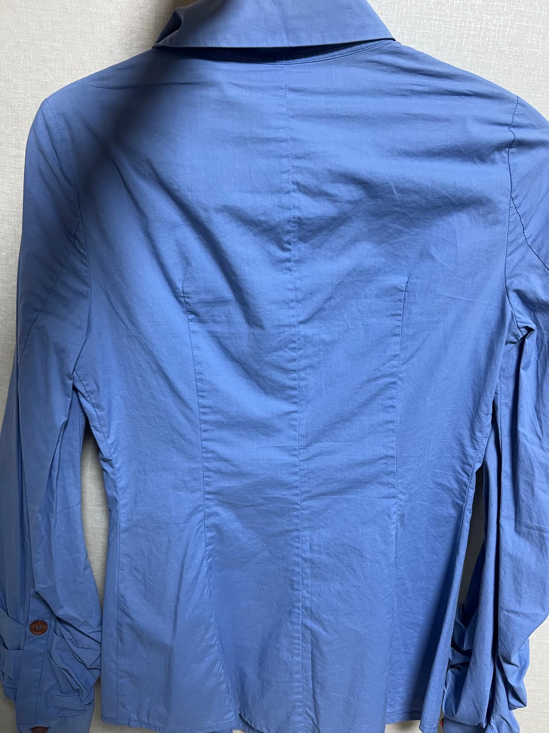 비비안 웨스트우드 빈티지 블루코튼셔츠 상품이미지2