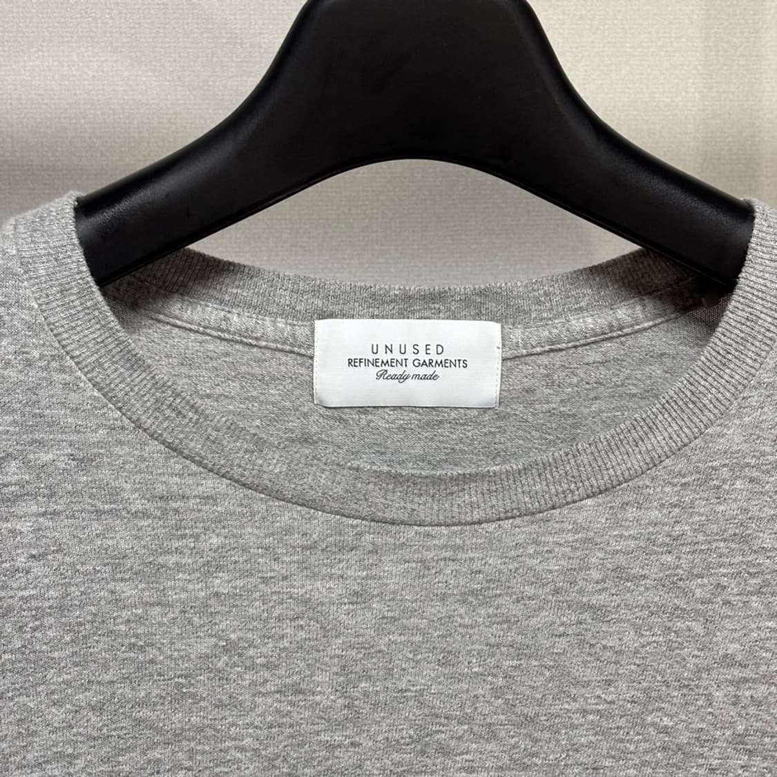 2) 언유즈드 unused 코튼 레이온 롱슬리브 그레이 상품이미지2