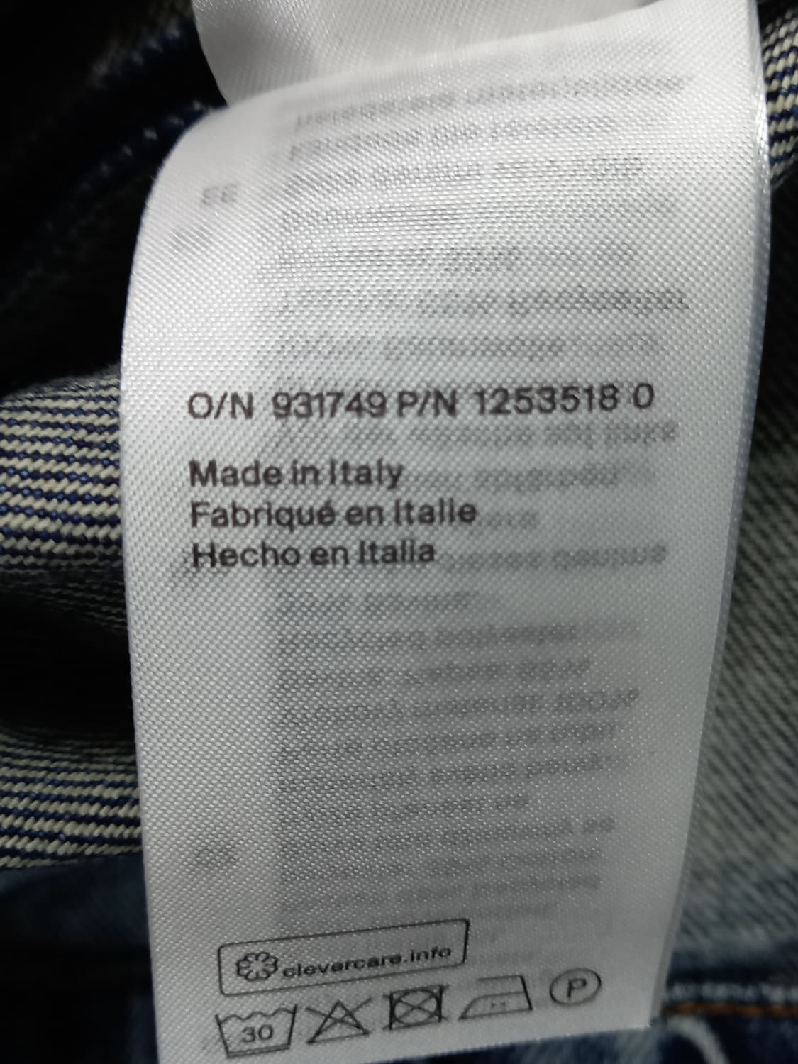 M95 COS Italy 여성용 워싱 데님 셔츠 M-17 상품이미지7