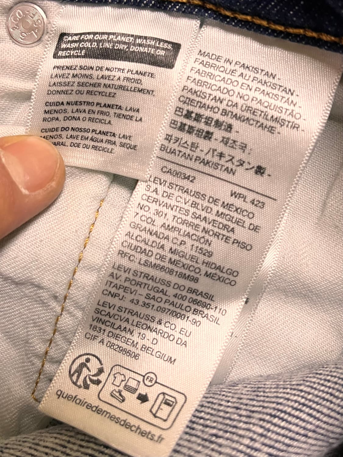 리바이스 505 데님팬츠 W30 L32 상품이미지5