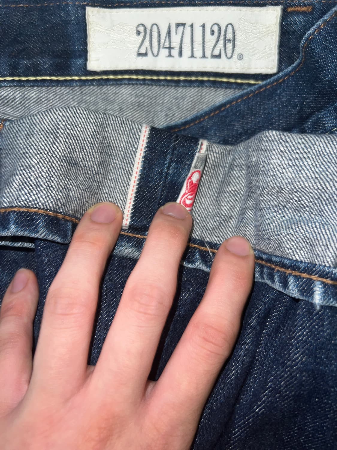 20471120 백포켓 데님 팬츠 상품이미지3