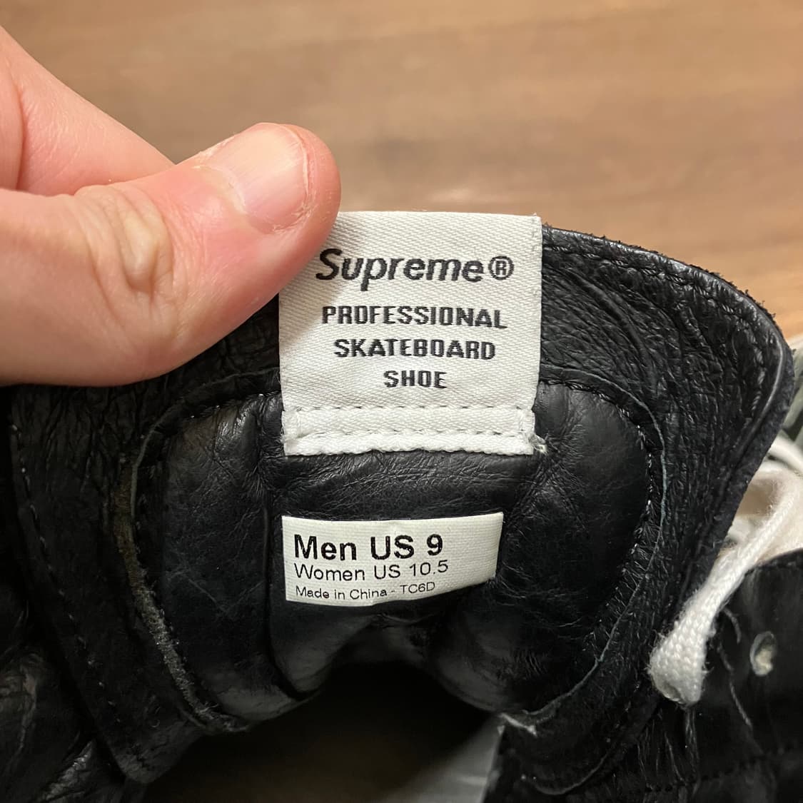 슈프림 꼼데가르송 반스 하이 상품이미지5