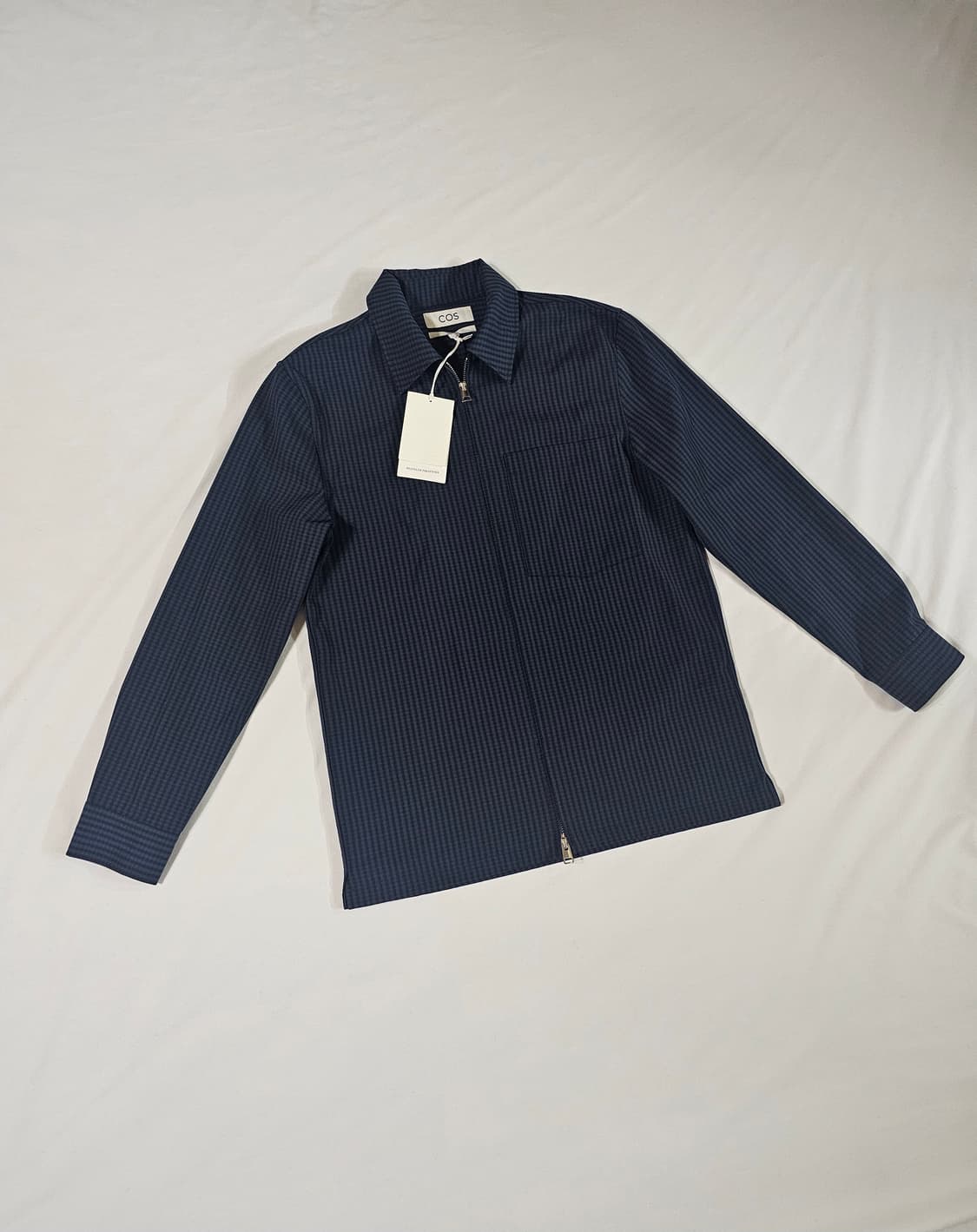 [새상품/XS] COS 코스 남성 릴렉스드 체크 셔츠 자켓 상품이미지1