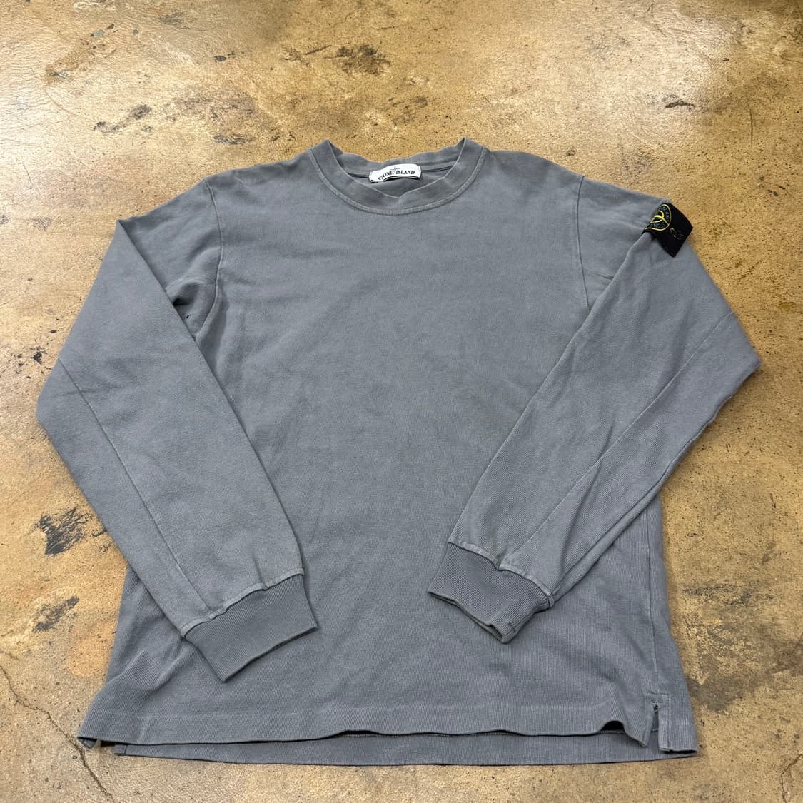 [정품/95] 스톤아일랜드 롱슬리브 긴팔티 그레이 b19 상품이미지2
