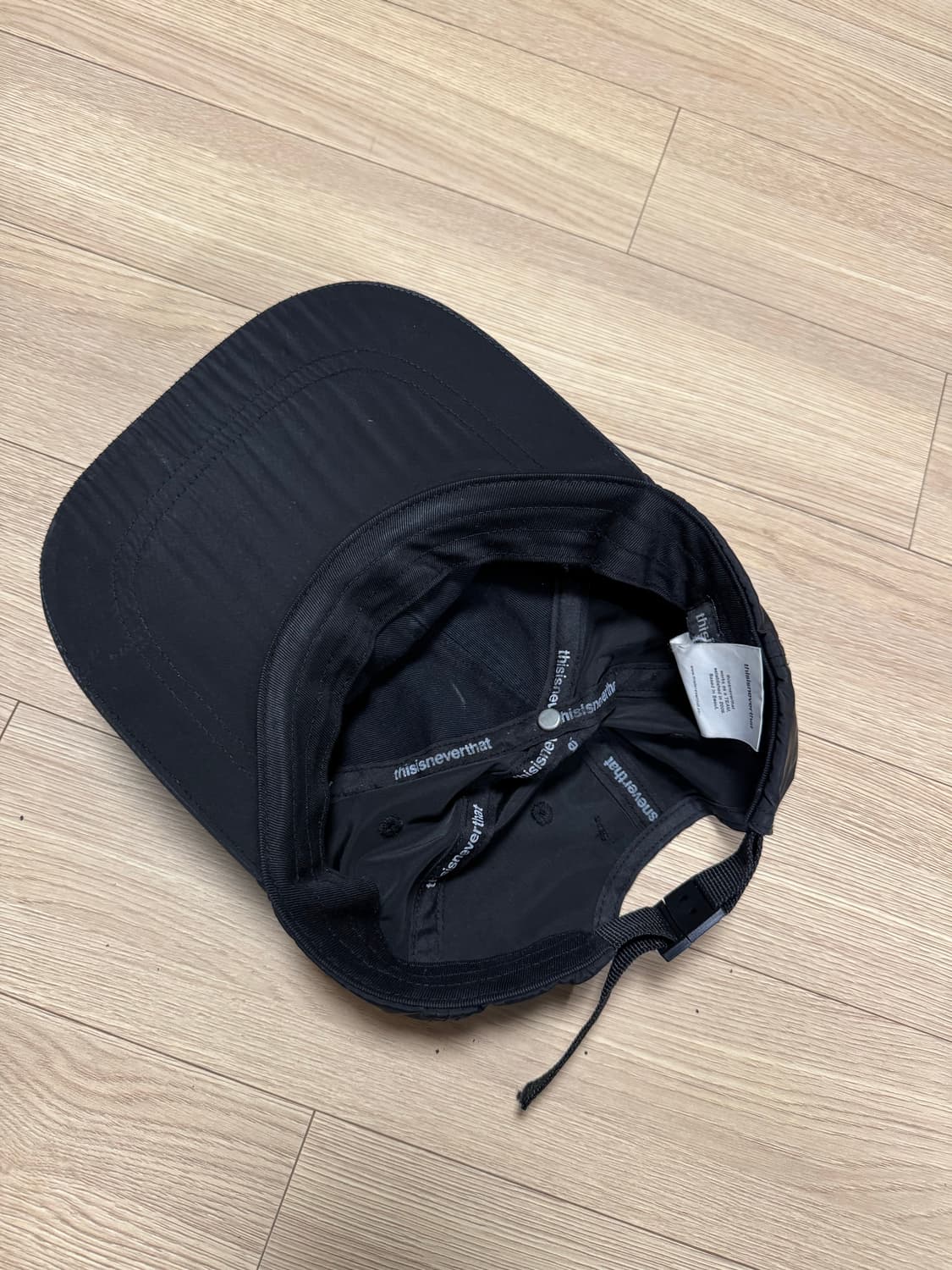 thisisneverthat Basic Nylon Cap 블랙로고캡 상품이미지2