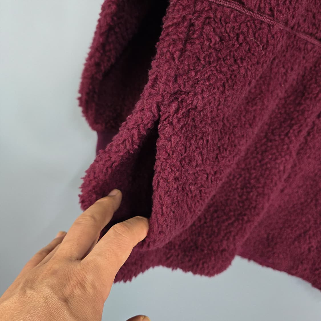 코스(COS) 보아플리스 크루넥 버건디 XS/S 상품이미지7