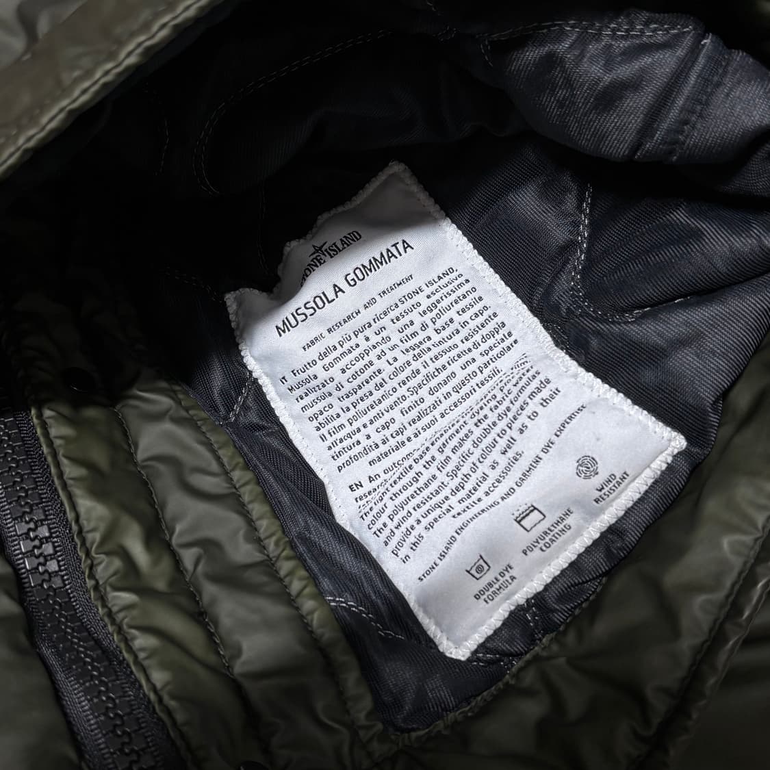 Stone island Mussola gommata flight JK 상품이미지5