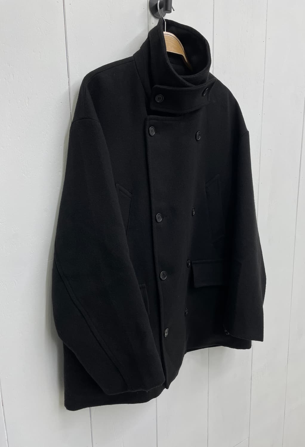 파르티멘토(PARTIMENTO) 헤비 더블 브레스티드 피코트 상품이미지7