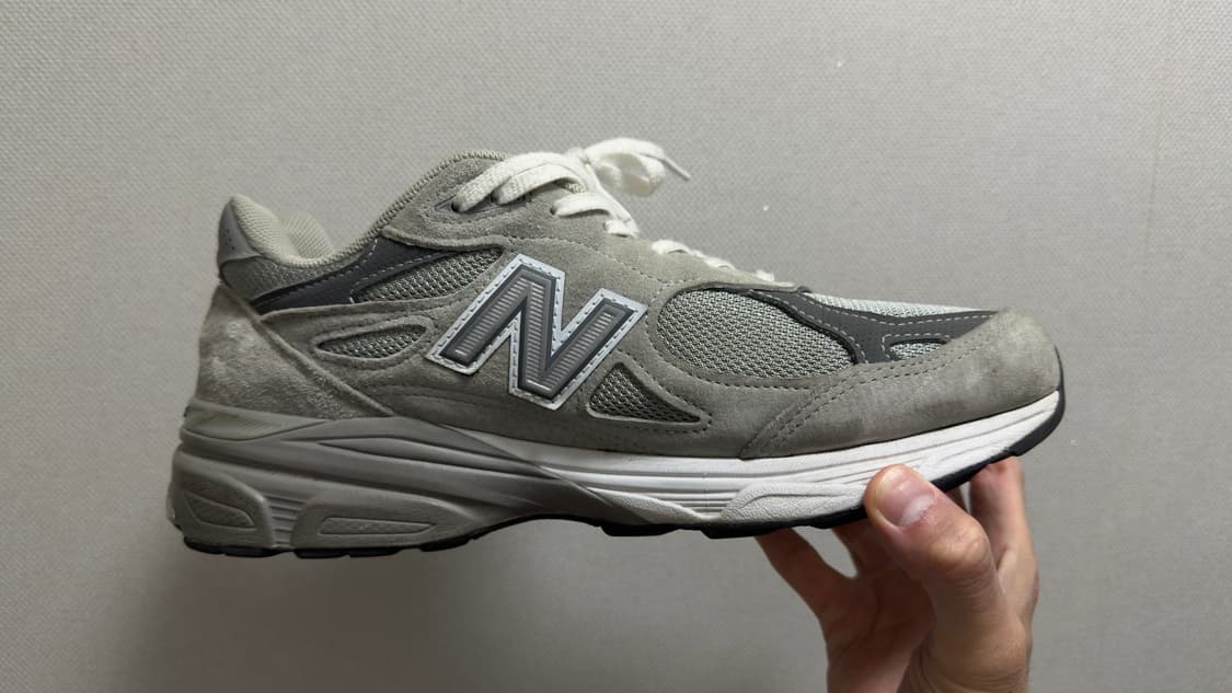 뉴발란스 990v3 메이드 인 USA 그레이 S급 정품 상품이미지3