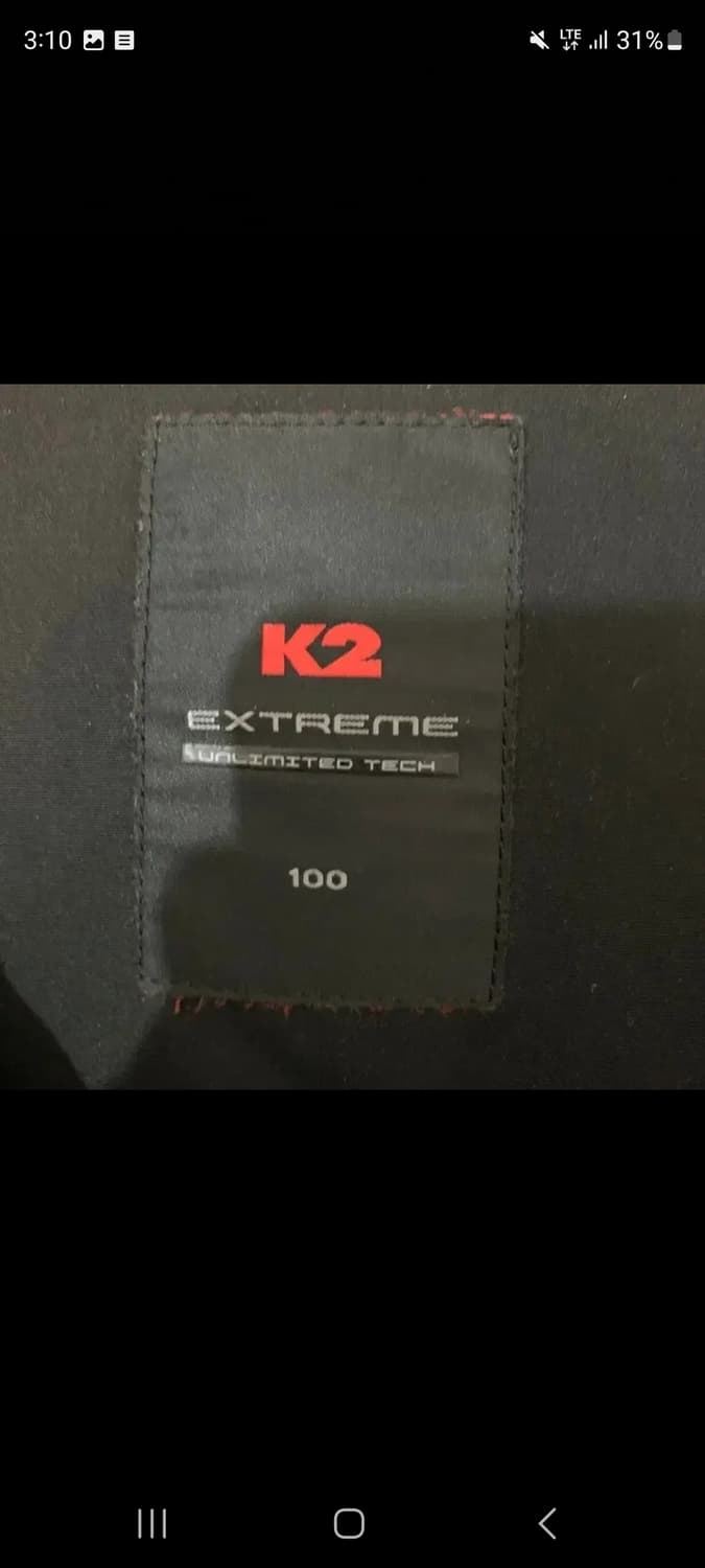 K2 구스다운 패딩 블랙 L 상품이미지5